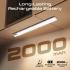 Promate Lumia 40cm LED Light with Motion Sensor, 100lm Brightness, Energy-Efficient 4W LEDs, USB-C Rechargeable 2000mAh Battery, Easy Adhesive Installation, Ideal for Under Cabinet Use, White